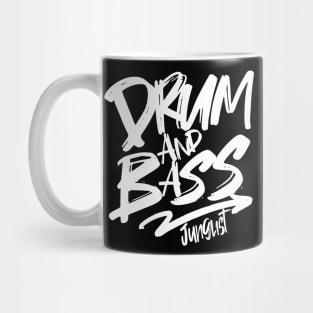 DRUM AND BASS  - Junglist Signature (white) Mug